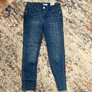 Cheetah Blue Jeans